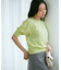 【WEB限定】リボンハーフスリーブニット