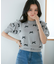 【WEB限定】リボンハーフスリーブニット