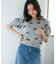 【WEB限定】リボンハーフスリーブニット
