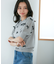 【WEB限定】リボンハーフスリーブニット