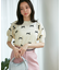 【WEB限定】リボンハーフスリーブニット