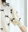 【WEB限定】リボンハーフスリーブニット