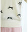 【WEB限定】リボンハーフスリーブニット