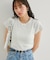 【WEB/一部店舗限定】パターンメッシュミニＴシャツ