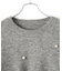 【WEB/ルミネ店限定】パールボタンニットプルオーバー