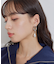 しずくメタルパールピアス