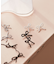 ビーズリボンピアス