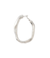 オーバルメタルフープピアス