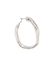 オーバルメタルフープピアス