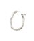 オーバルメタルフープピアス