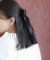 ビッグサテンリボンヘアカフ