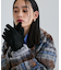 フェイクスェードファーグローブ