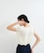 【WEB限定】【2WAY】リボンモチーフフリルブラウス