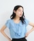 【WEB限定】【2WAY】リボンモチーフフリルブラウス