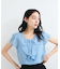 【WEB限定】【2WAY】リボンモチーフフリルブラウス