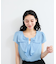 【WEB限定】【2WAY】リボンモチーフフリルブラウス