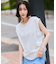【WEB限定】サイドドロストシャーリングカットソー