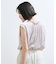 【WEB限定】割繊釦ネックフリルブラウス