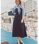 【POLO BCS】VIS別注フロントボタンツイルワンピース