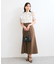 【洗える】2WAYショルダーシアーチェックブラウス