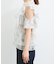 【洗える】2WAYショルダーシアーチェックブラウス