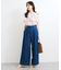 【洗える】2WAYショルダーシアーチェックブラウス