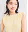 プリーツシアーシャーリングブラウス