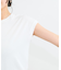 【WEB限定】パールフリルリブサマー半袖ニット