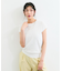 【WEB限定】パールフリルリブサマー半袖ニット