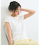 【WEB限定】パールフリルリブサマー半袖ニット