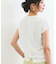 【WEB限定】パールフリルリブサマー半袖ニット