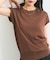 【WEB限定】パールフリルリブサマー半袖ニット