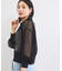 【WEB限定】ジップアップメッシュブルゾン/カーディガン