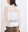 【WEB限定】ジップアップメッシュブルゾン/カーディガン