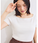 ワイドスクエアネックニット