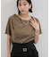 【新色追加】【夏トク価格】半袖ドレープカットソー【WEB限定カラー】