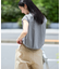 【夏トク価格】【UVケア/洗える】フレンチスリーブサッカーブラウス