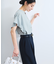【WEB限定】フリルバンドカラースキッパーシャツ/通勤対応