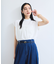 【接触冷感】エステルローンソフトタッチピンタックブラウス/通勤対応【WEB限定】