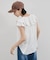 【WEB限定】ラッフルフリルフレンチスリーブブラウス