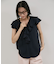【WEB限定】ラッフルフリルフレンチスリーブブラウス