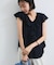 【WEB限定】ラッフルフリルフレンチスリーブブラウス