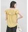【WEB限定】ラッフルフリルフレンチスリーブブラウス
