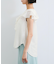 【WEB限定】ラッフルフリルフレンチスリーブブラウス
