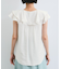 【WEB限定】ラッフルフリルフレンチスリーブブラウス