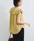 【WEB限定】ラッフルフリルフレンチスリーブブラウス