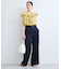 【WEB限定】ラッフルフリルフレンチスリーブブラウス