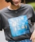 【夏トク価格】【接触冷感】箔グラフィックアートTシャツ