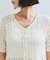 【WEB/一部店舗限定】裾サイドドロストレースカーディガン