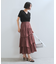 【WEB/一部店舗限定】胸ギャザーレースプルオーバー